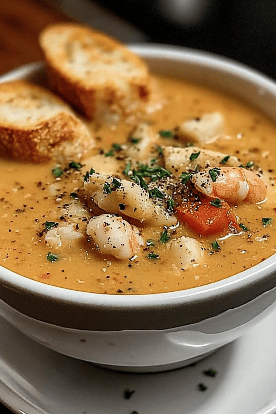 best soup recipe slice on plate showing perfect texture and swirl pattern