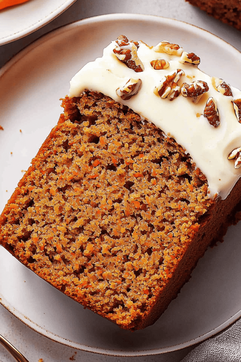 carrot cake loaf