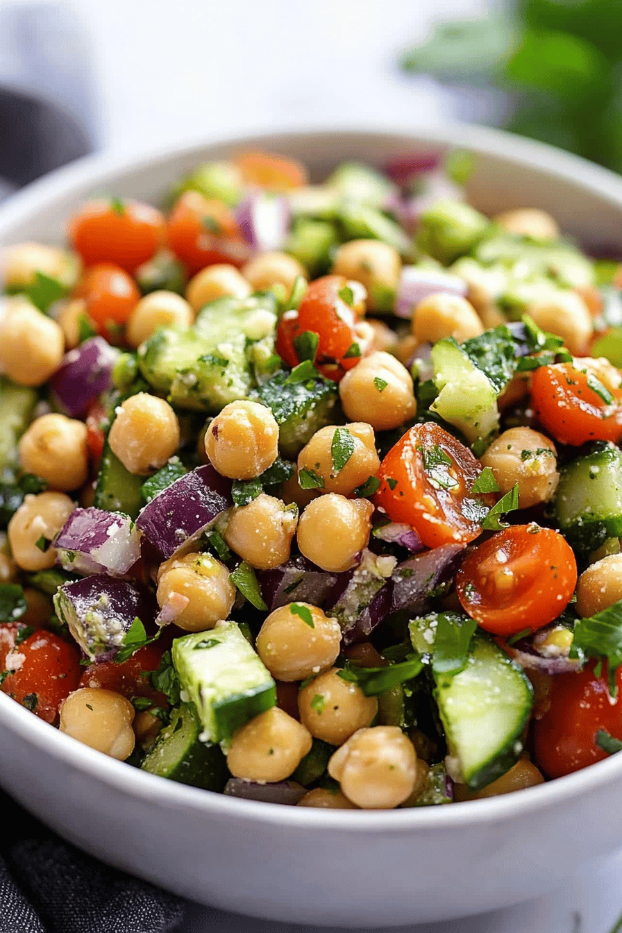 chickpea salad recipe