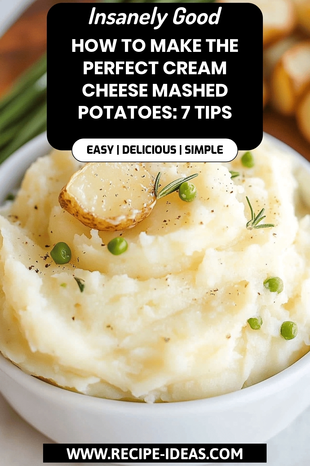 cream cheese mashed potatoes final dish beautifully presented and ready to serve