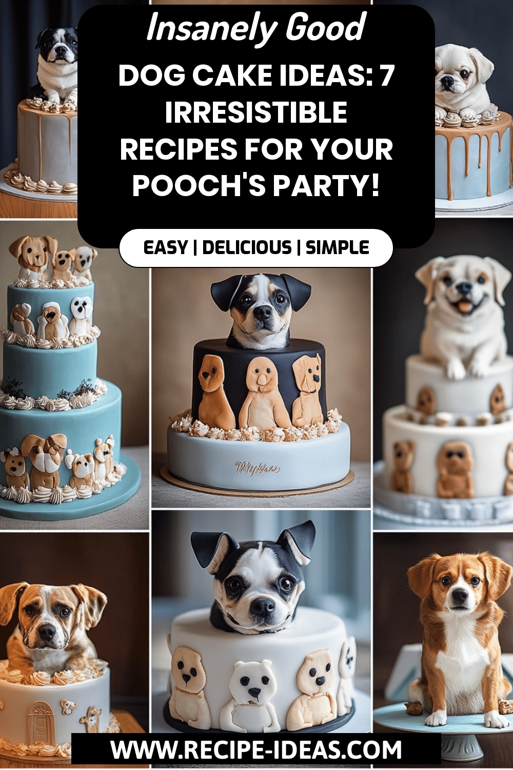 dog cake ideas final dish beautifully presented and ready to serve