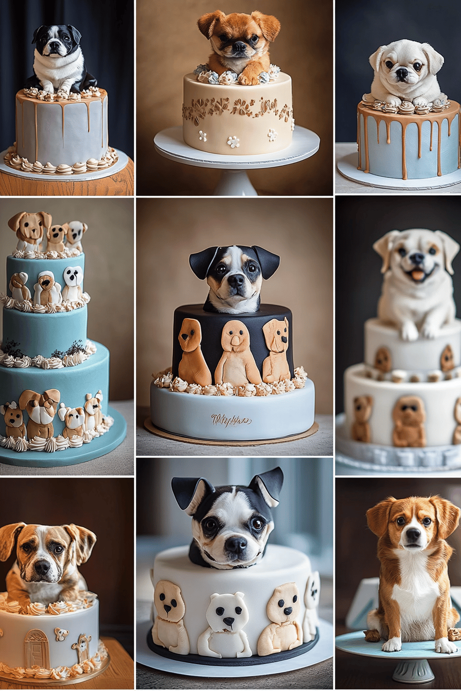 dog cake ideas slice on plate showing perfect texture and swirl pattern