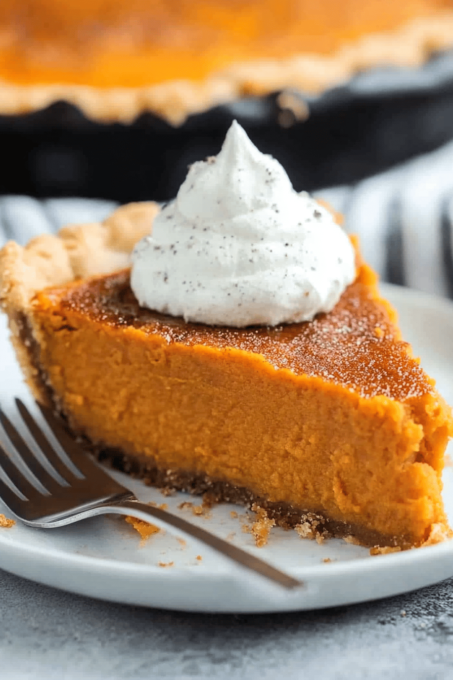 freeze sweet potato pie final dish beautifully presented and ready to serve