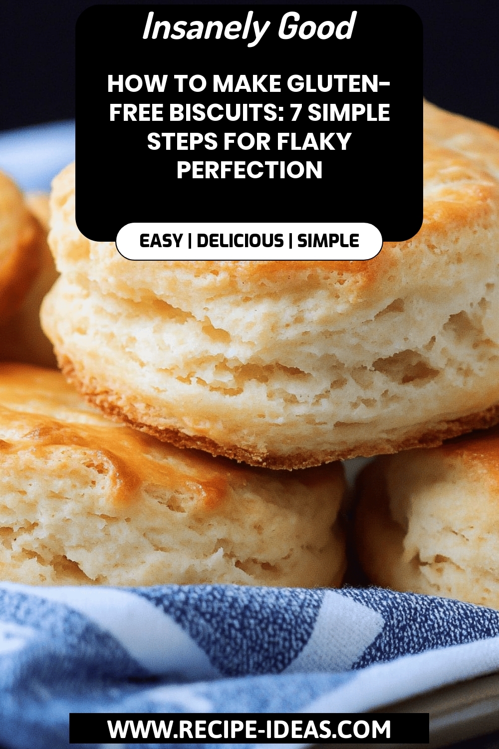 gluten-free biscuits final dish beautifully presented and ready to serve