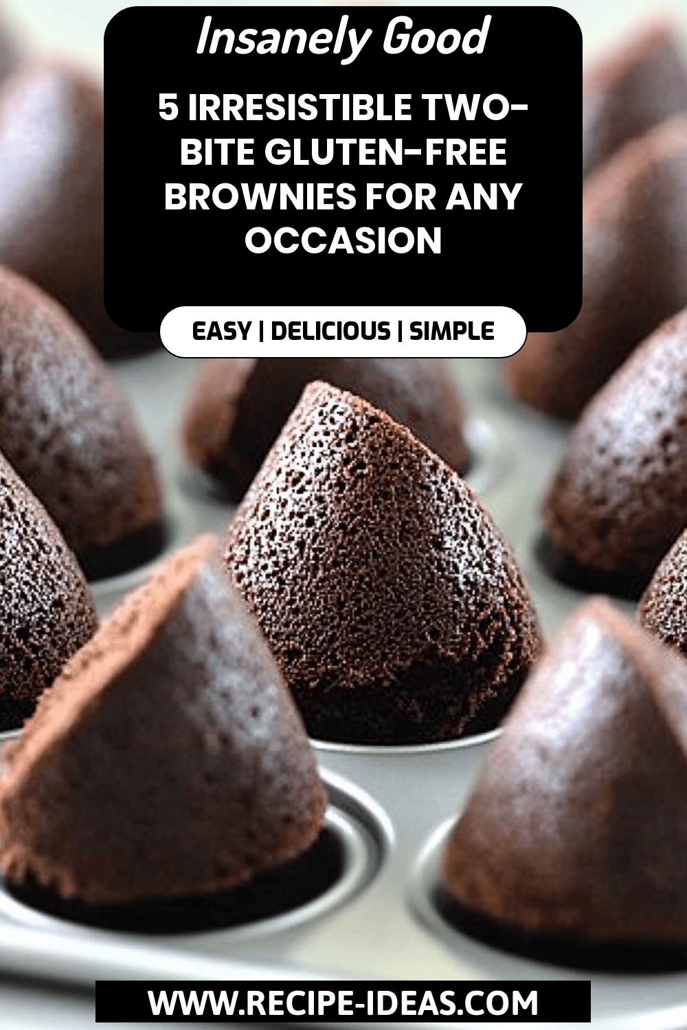 gluten-free brownies final dish beautifully presented and ready to serve