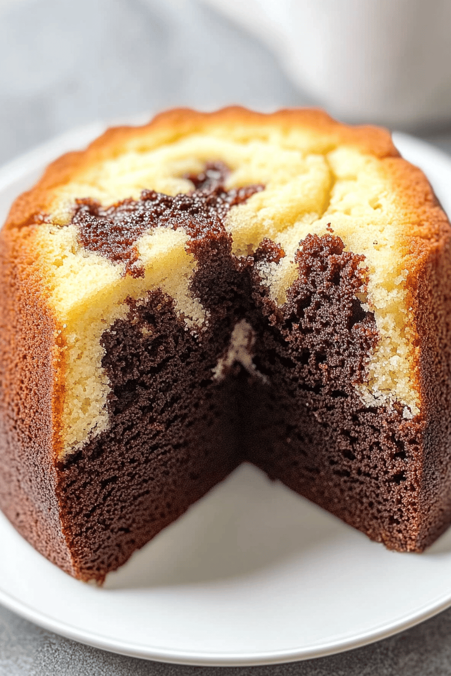 gluten-free bundt cake ingredients organized and measured on kitchen counter