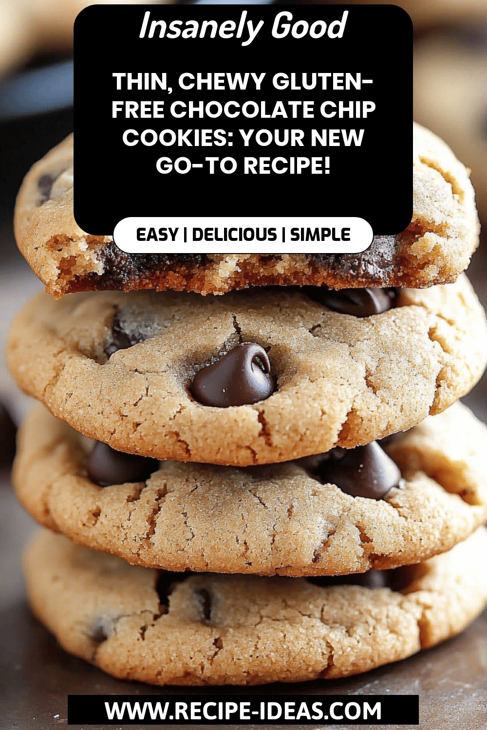 gluten-free chocolate chip cookies final dish beautifully presented and ready to serve