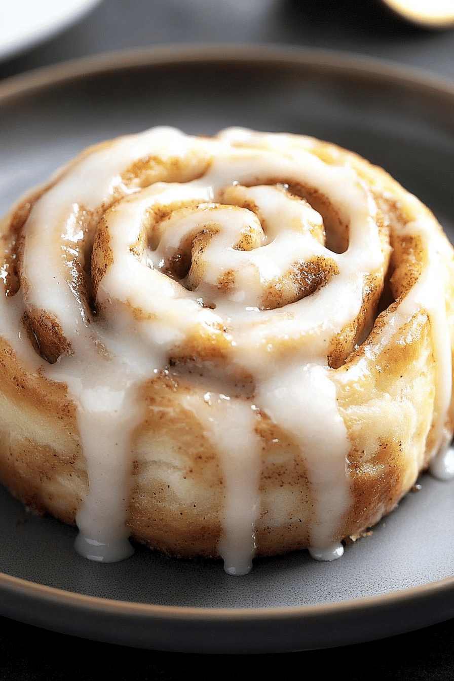 gluten-free cinnamon rolls final dish beautifully presented and ready to serve