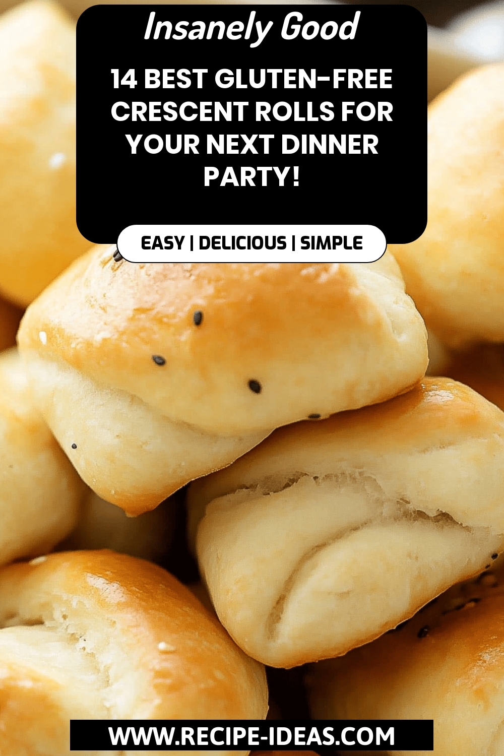 gluten-free crescent rolls final dish beautifully presented and ready to serve