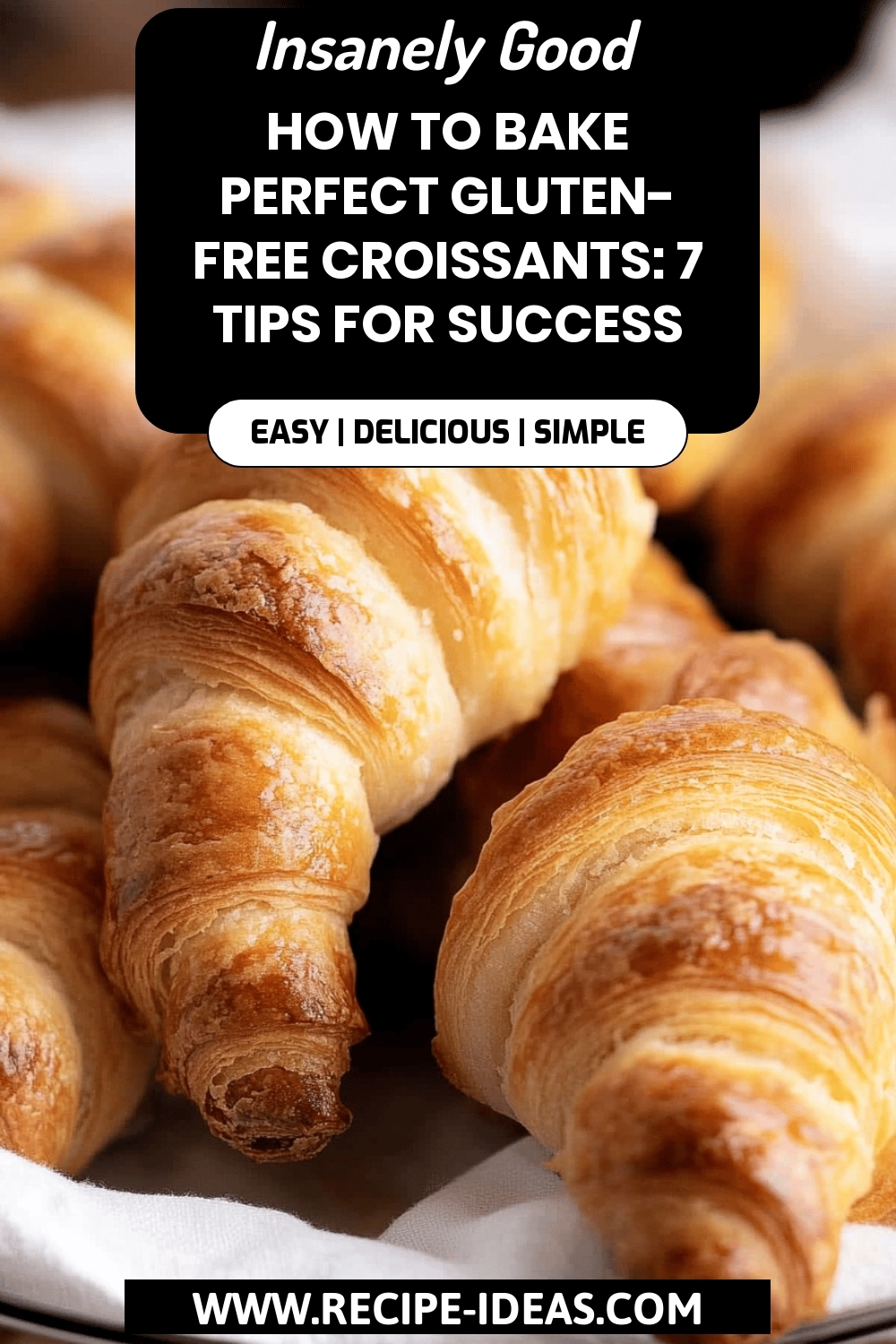 gluten-free croissants final dish beautifully presented and ready to serve
