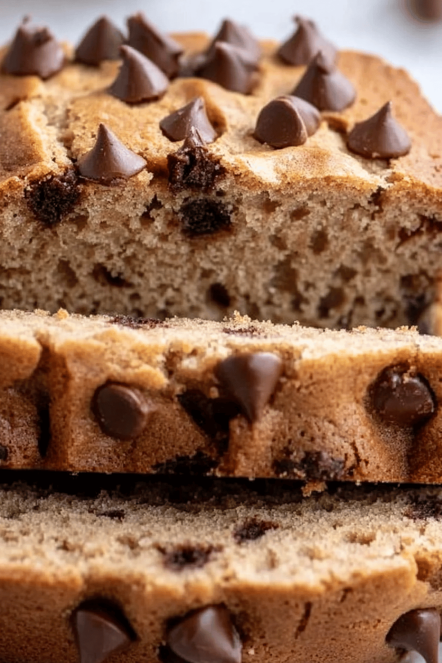 gluten-free peanut butter bread slice on plate showing perfect texture and swirl pattern