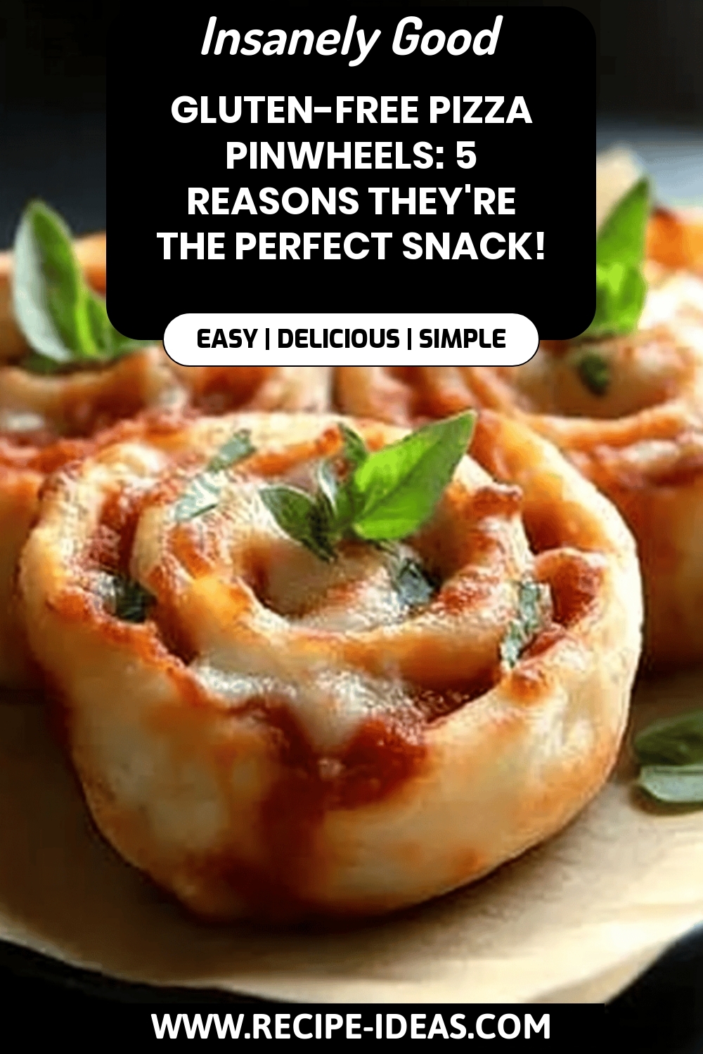 gluten-free pizza pinwheels final dish beautifully presented and ready to serve