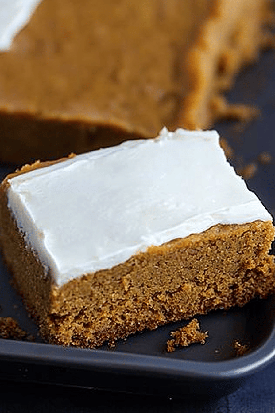 gluten-free pumpkin bars final dish beautifully presented and ready to serve