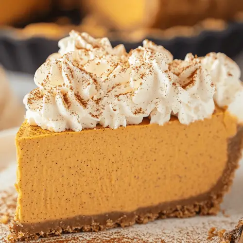 no-bake pumpkin pie