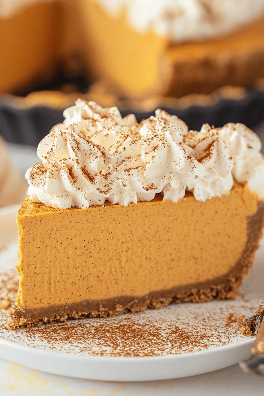 no-bake pumpkin pie