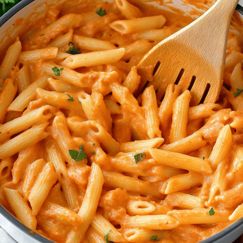 pink sauce pasta