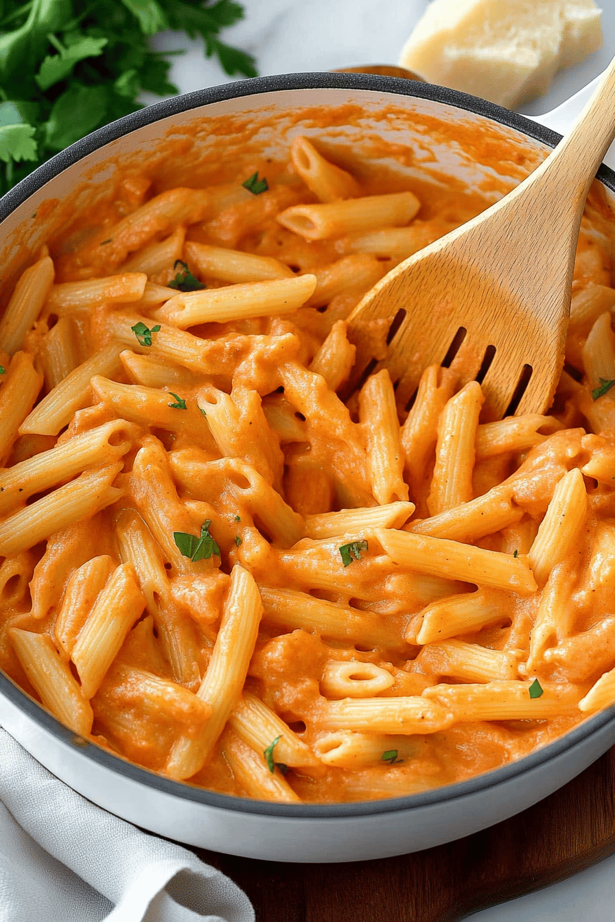 pink sauce pasta
