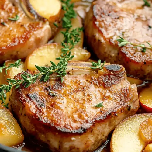 pork chops with apples