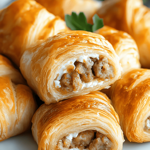 sausage cream cheese crescents