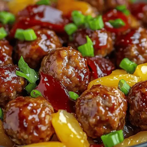 sweet and sour meatballs