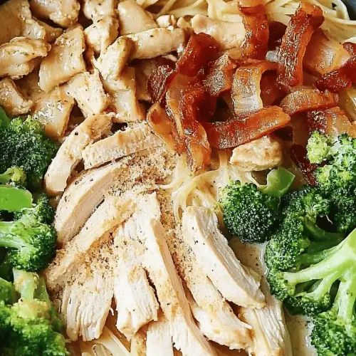 Broccoli chicken pasta