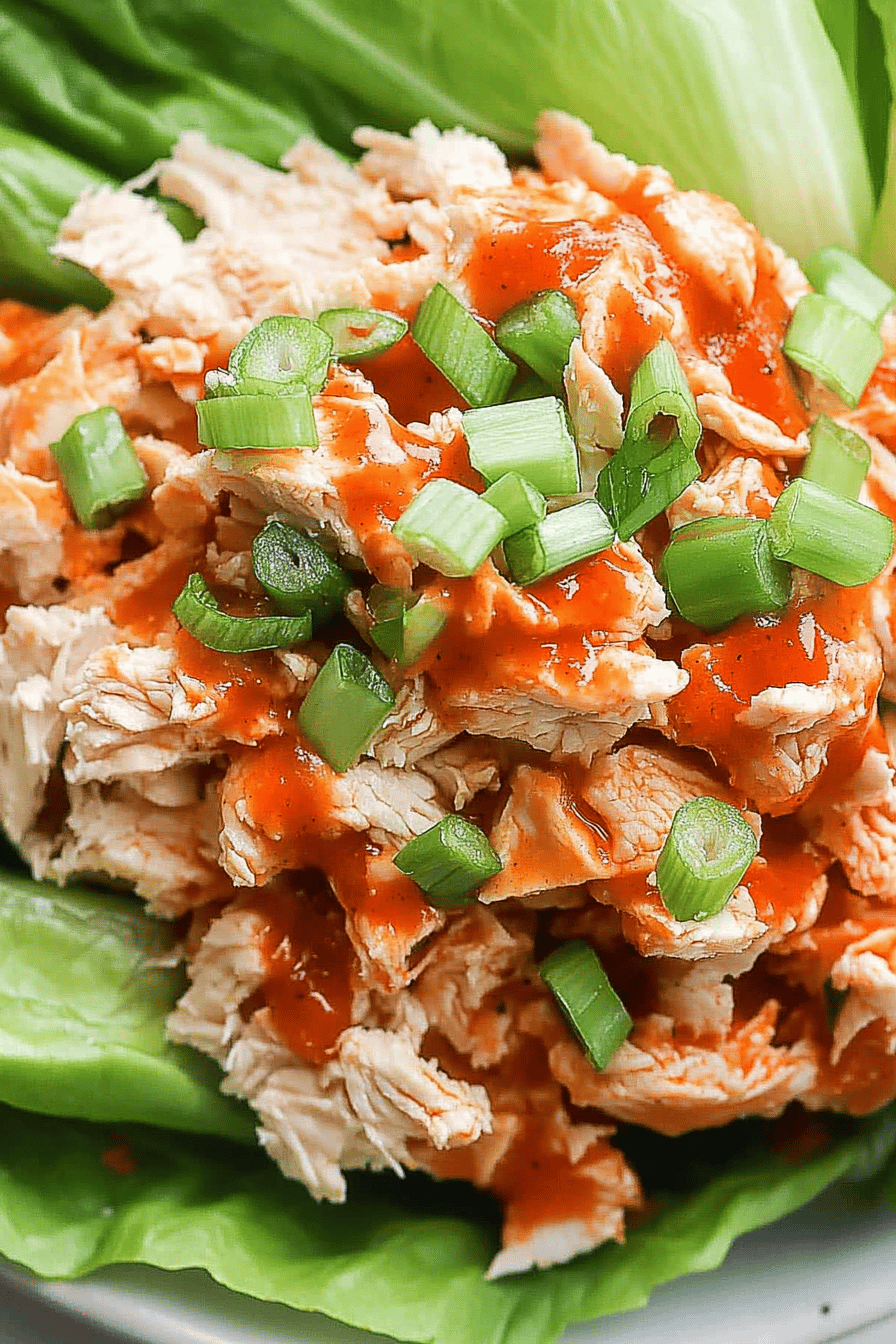 Buffalo chicken slice on plate showing perfect texture and swirl pattern