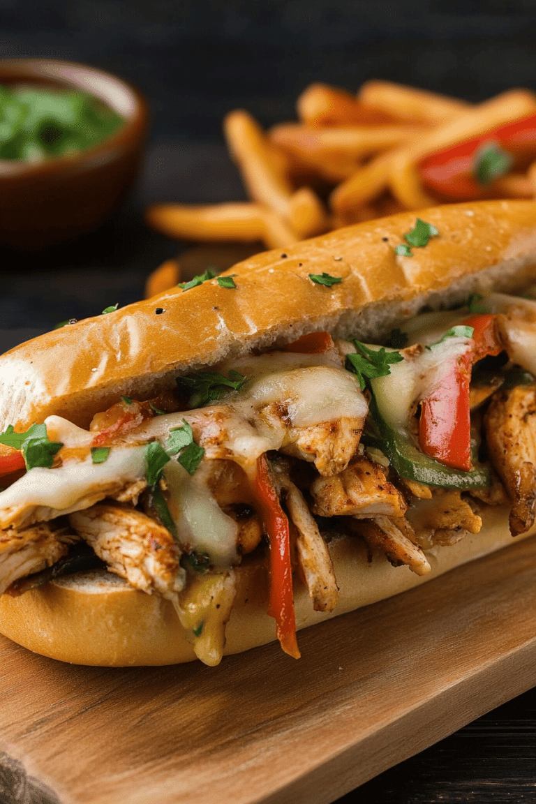 Chicken Philly Cheesesteak