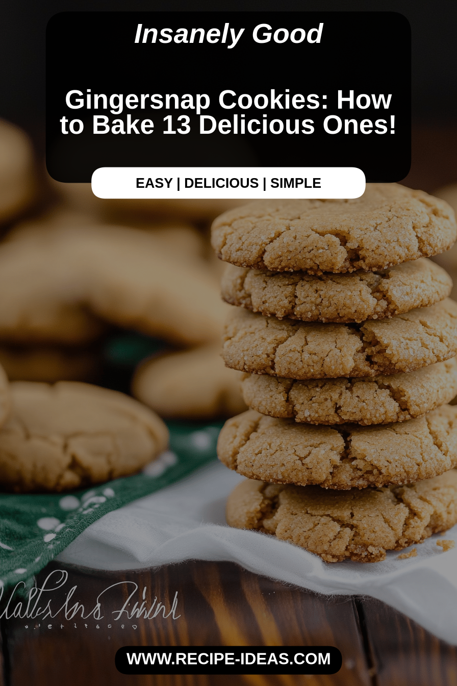 Gingersnap cookies final dish beautifully presented and ready to serve
