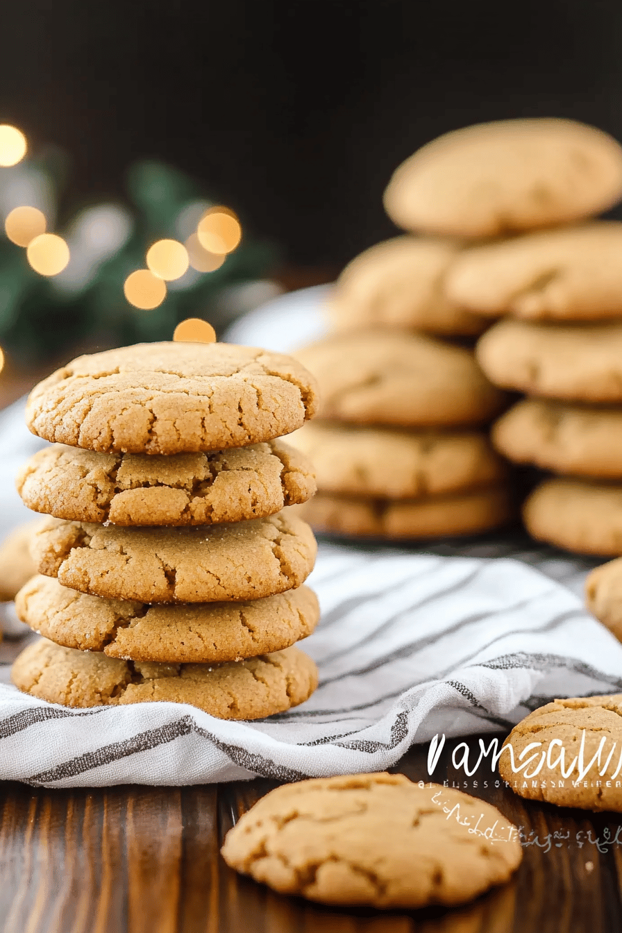Gingersnap cookies slice on plate showing perfect texture and swirl pattern