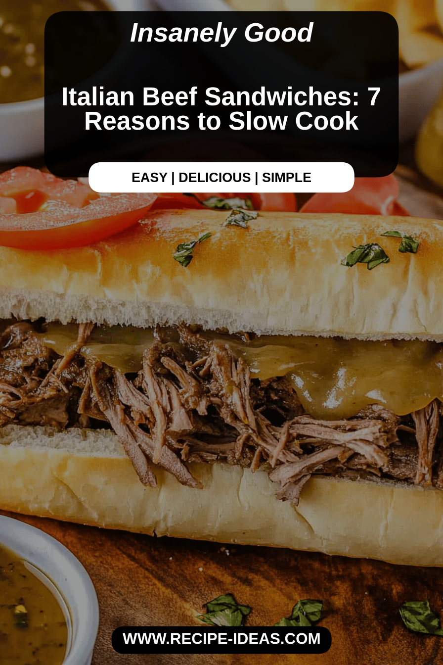 Italian beef sandwiches final dish beautifully presented and ready to serve