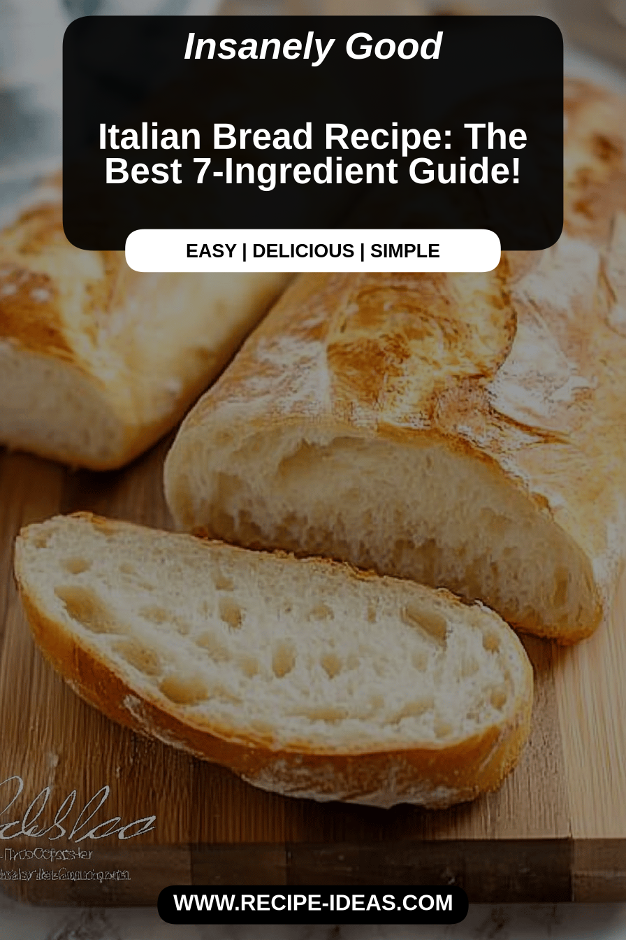 Italian bread recipe final dish beautifully presented and ready to serve