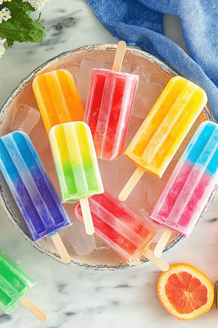 Jello popsicles