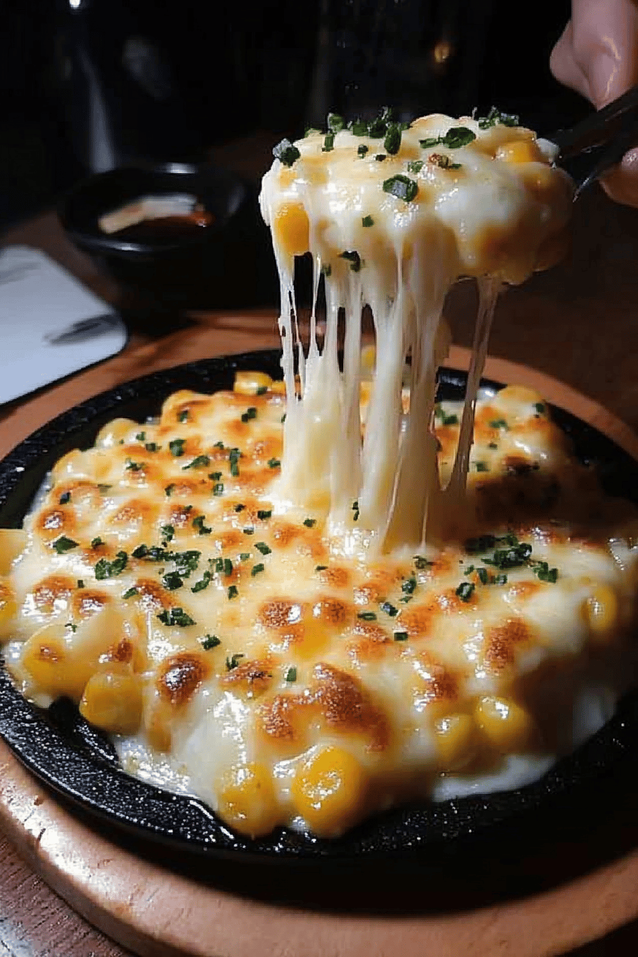 Korean corn cheese