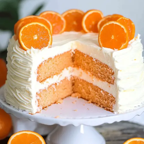Orange Creamsicle Cake