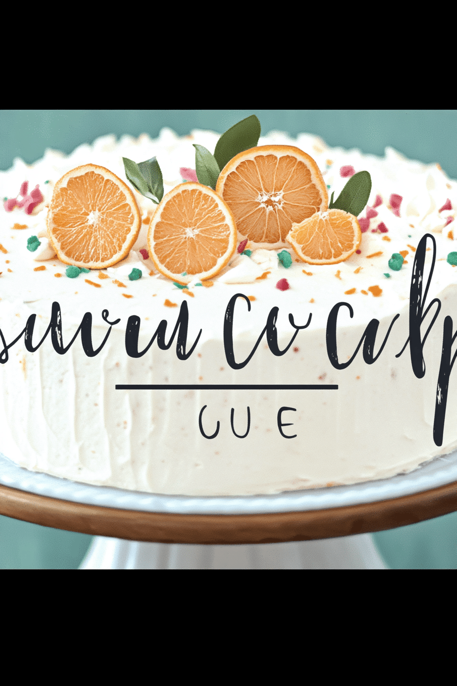 Orange Crush Cake ingredients organized and measured on kitchen counter