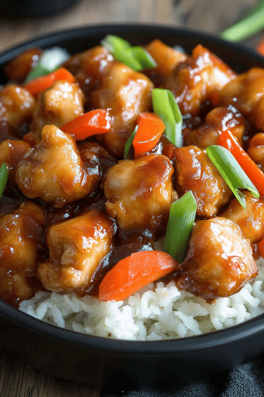 Pei Wei Spicy Chicken Recipe ingredients organized and measured on kitchen counter