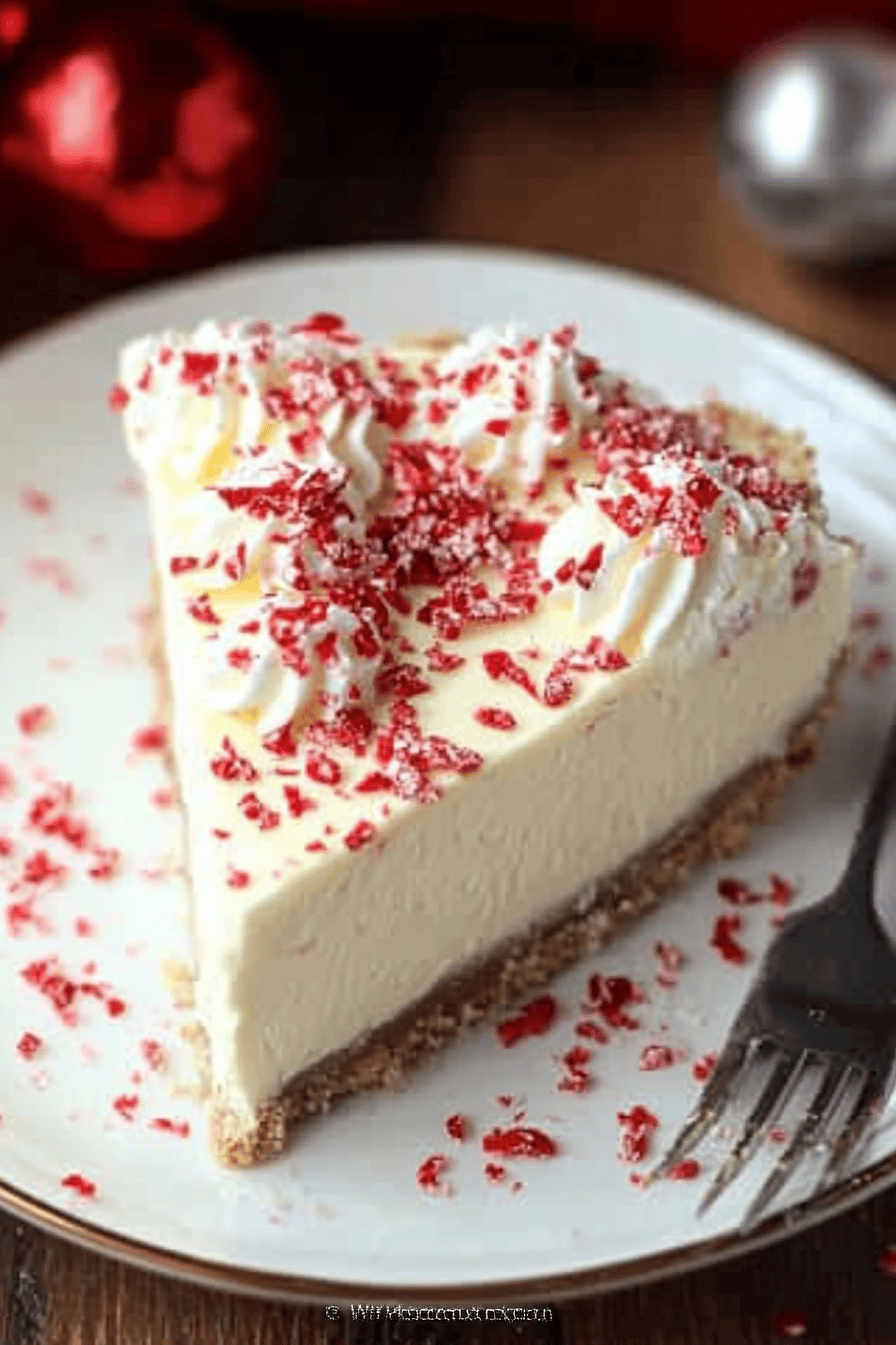 Peppermint cheesecake pie ingredients organized and measured on kitchen counter
