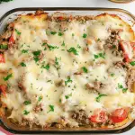 Philly cheesesteak casserole