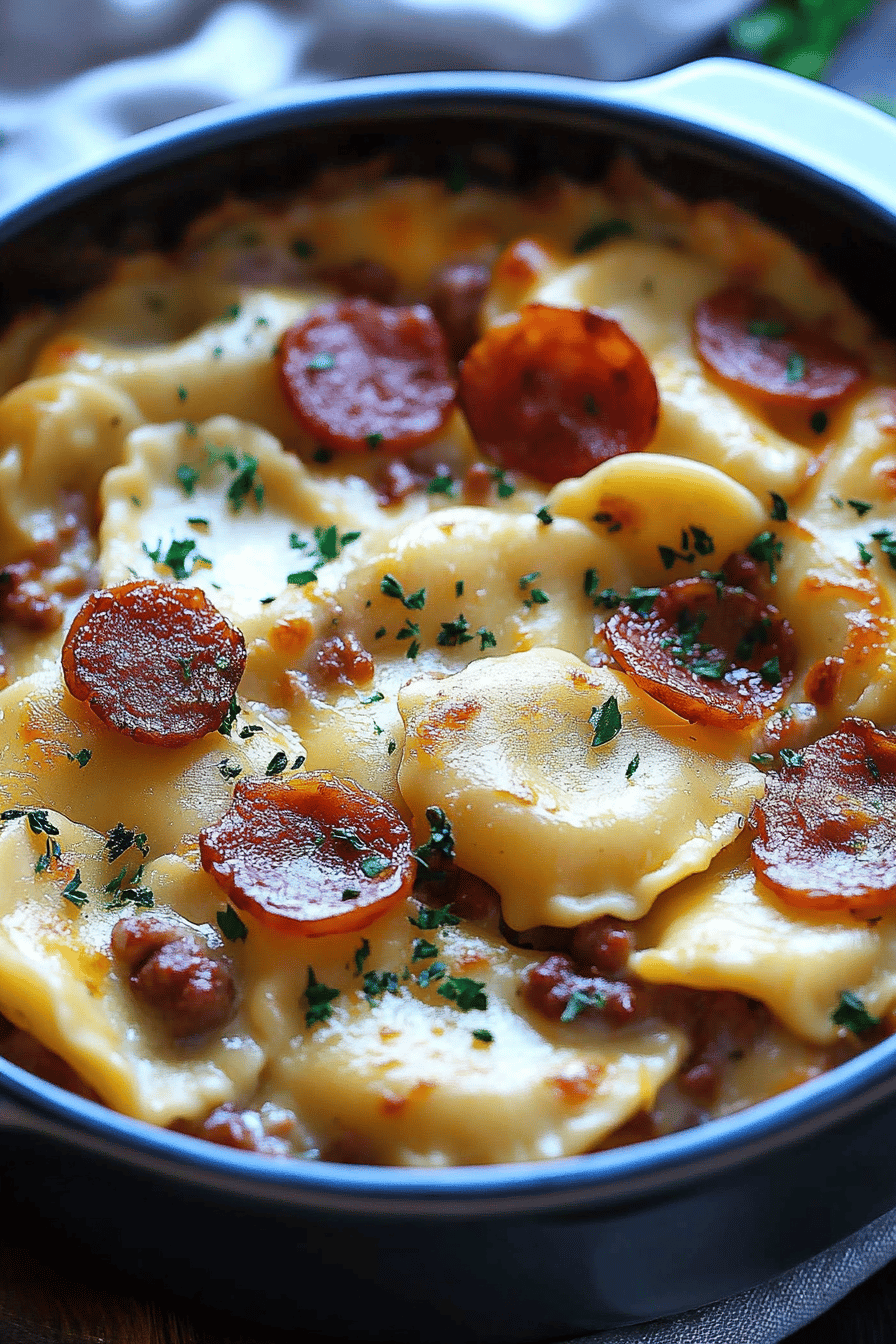 Pierogi casserole slice on plate showing perfect texture and swirl pattern