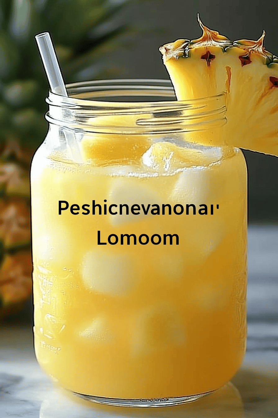 Pineapple Lemonade Punch ingredients organized and measured on kitchen counter