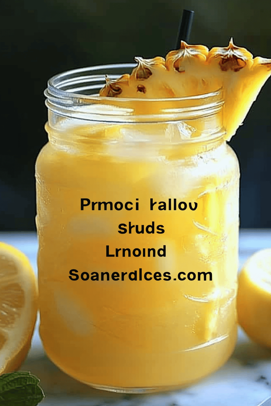 Pineapple Lemonade Punch slice on plate showing perfect texture and swirl pattern