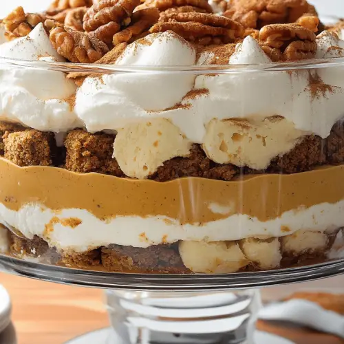 Pumpkin trifle