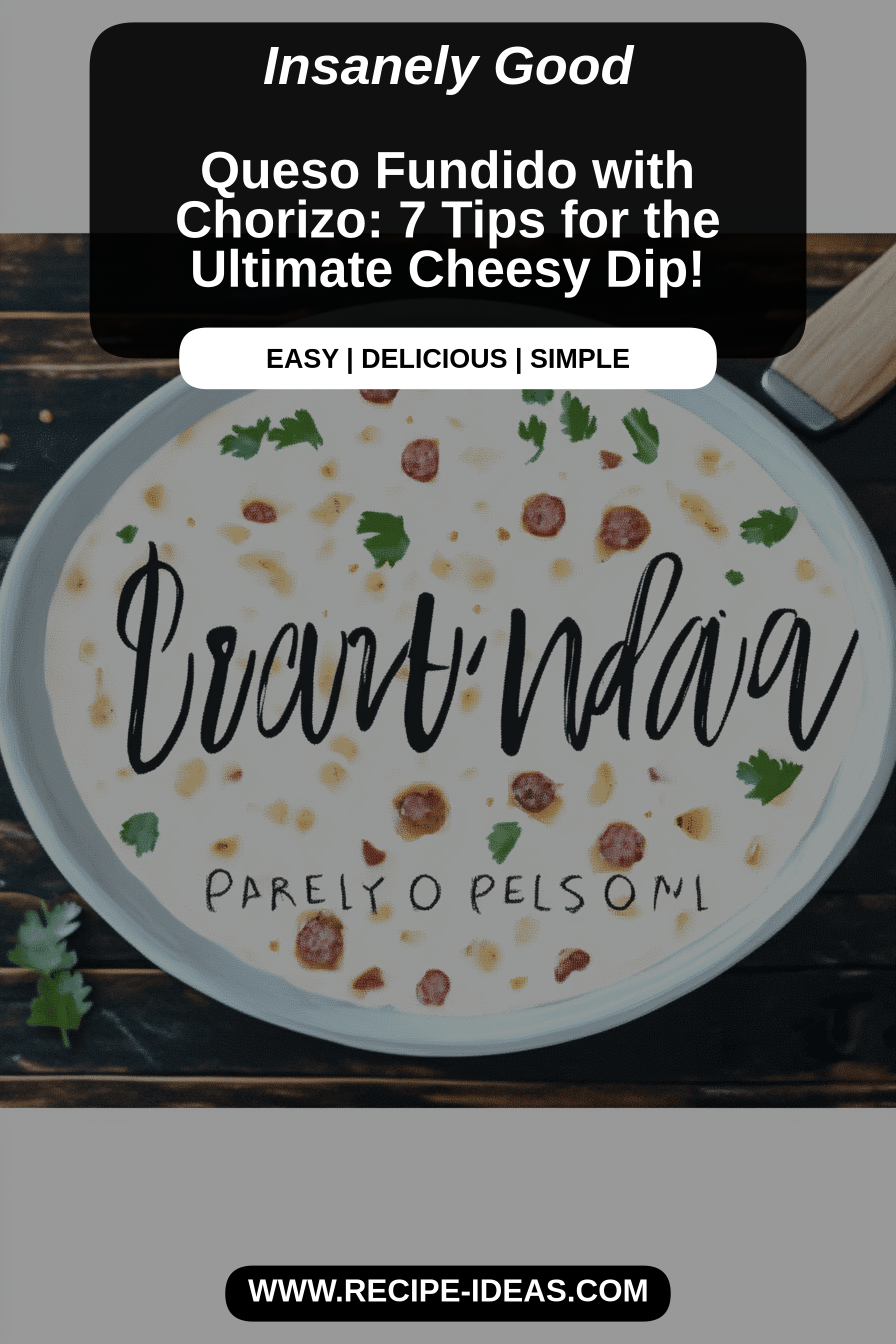 Queso Fundido with Chorizo final dish beautifully presented and ready to serve