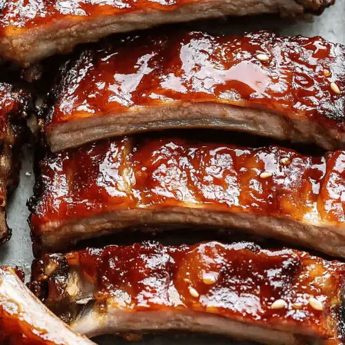 Sesame Garlic Ribs