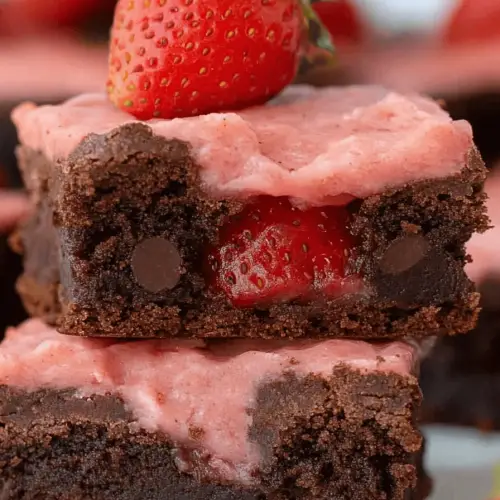 Strawberry Brownies