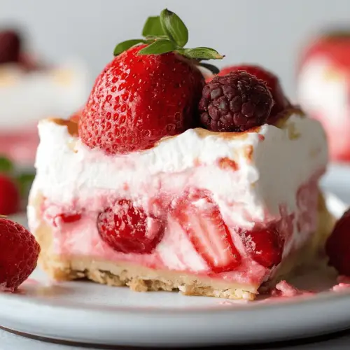 Strawberry lasagna