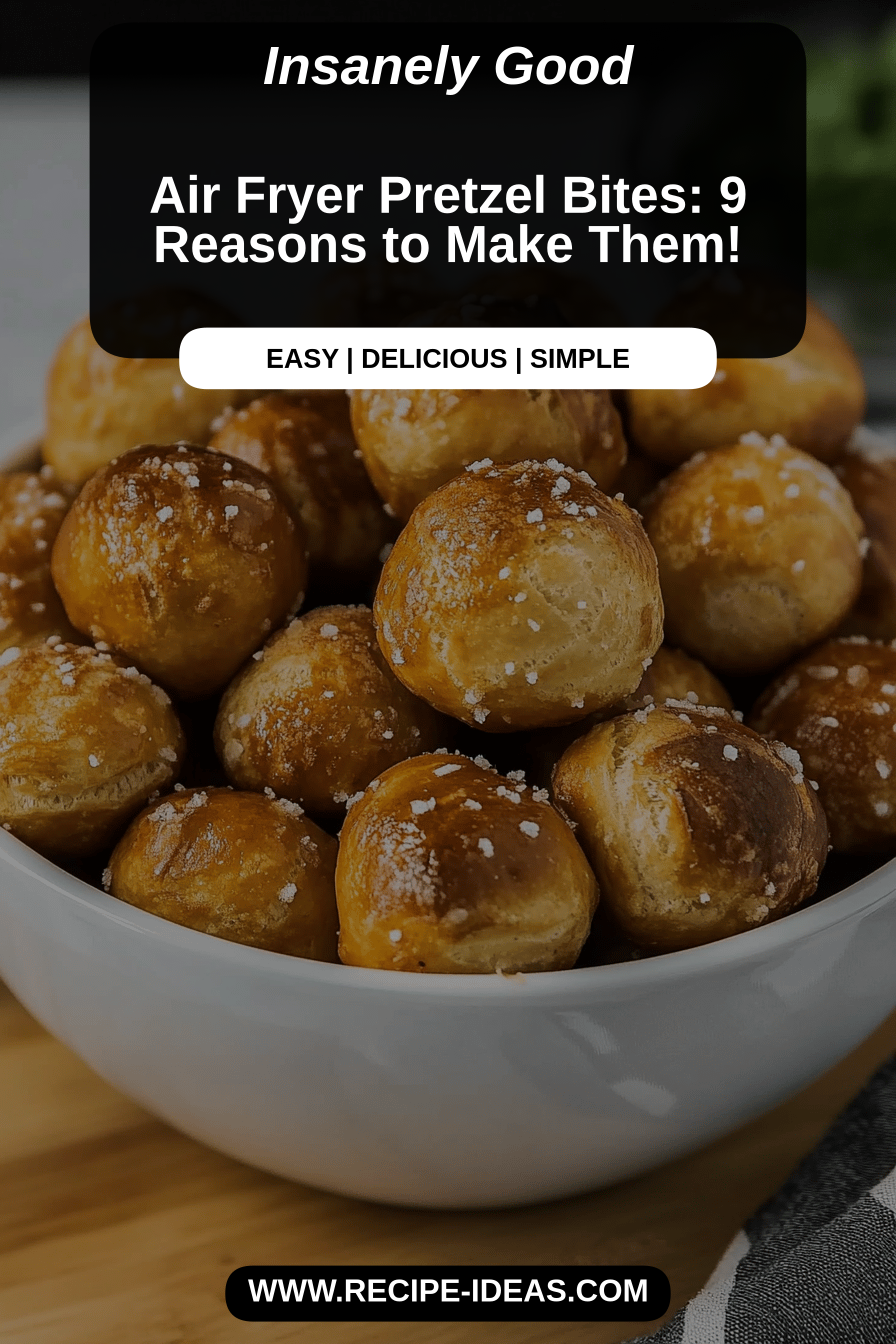 air fryer pretzel bites final dish beautifully presented and ready to serve