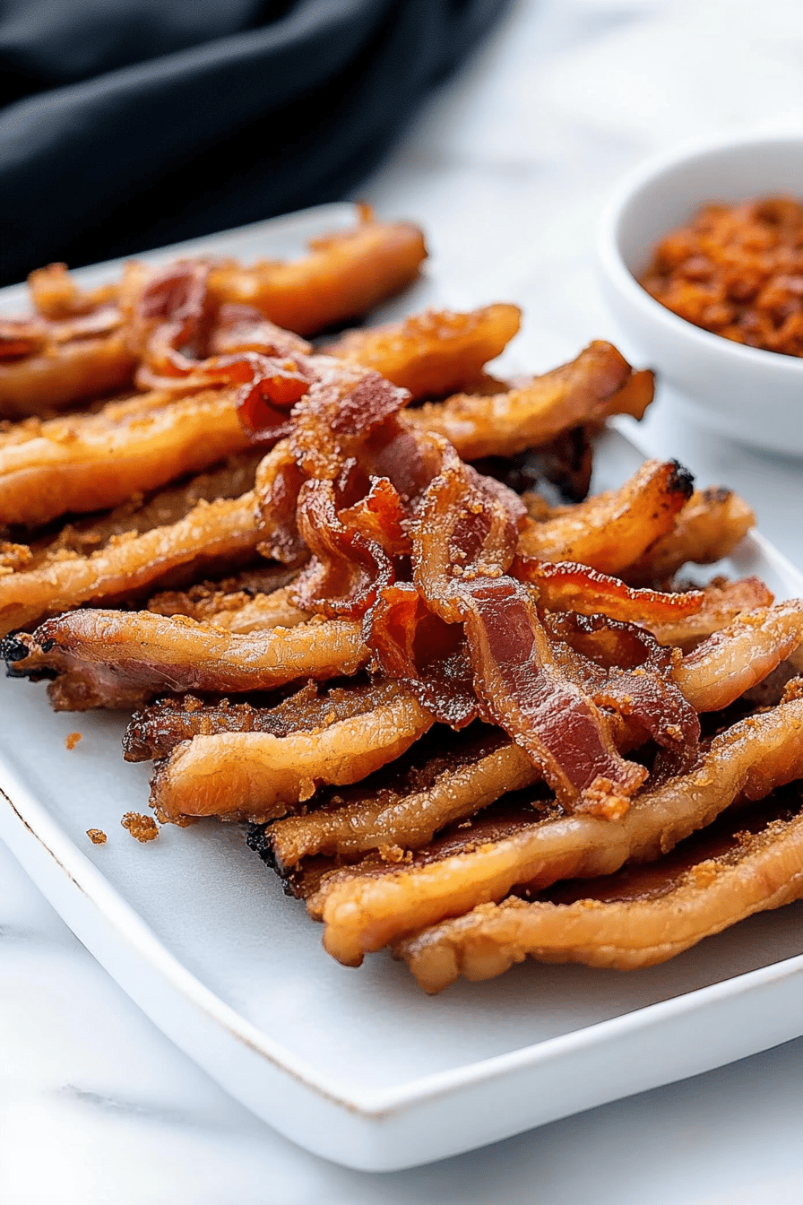 bacon appetizers ingredients organized and measured on kitchen counter