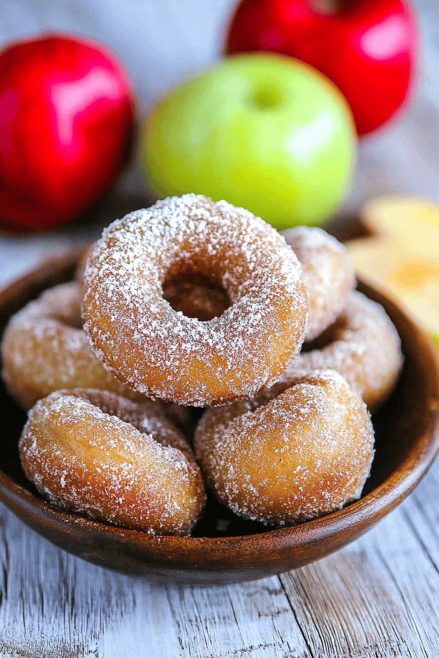 baked apple donuts