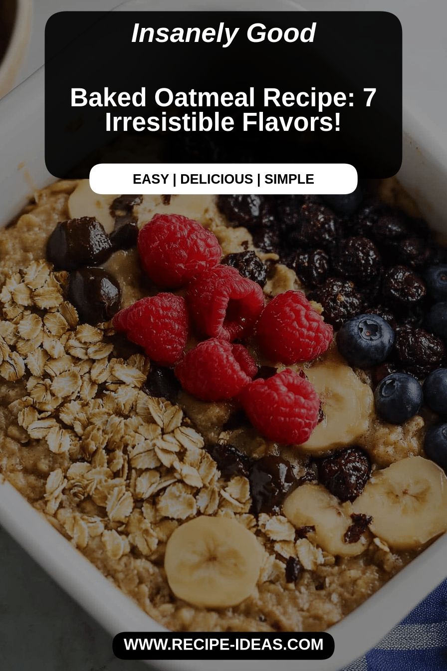 baked oatmeal recipe final dish beautifully presented and ready to serve